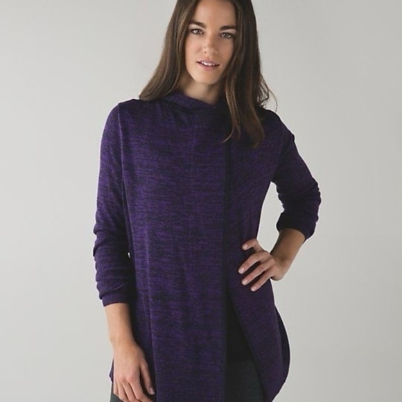 Lululemon Heathered Purple Peace Of Mind Wrap ~ Medium - Picture 1 of 16